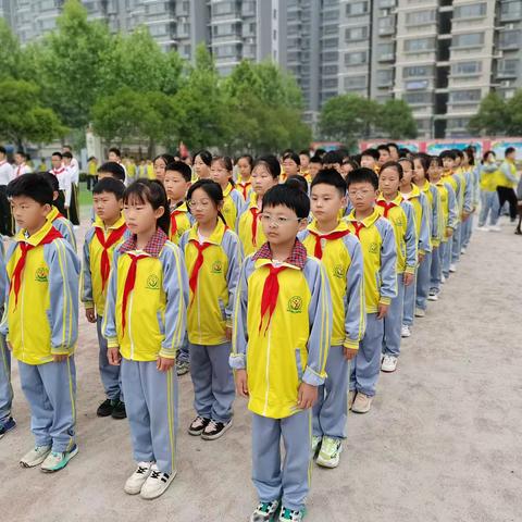 单县经济开发区实验小学——“呵护午休，快乐学习”主题升旗仪式