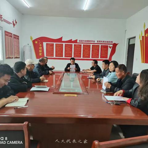大河道乡组织开展四月份人大代表集中活动