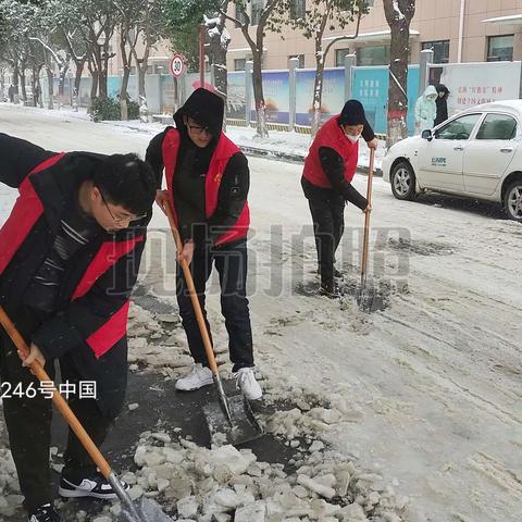 迎“寒”而上 闻“雪”而动 ——殷都区审计局开展扫雪除冰活动