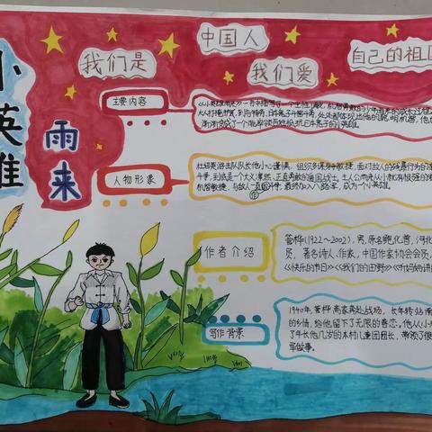 巜小英雄雨来》读书小报一名山区实验小学6.7班