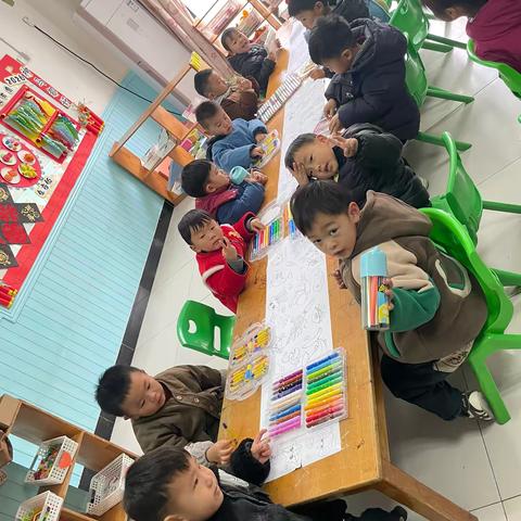 小金豆幼儿园小一班周末大放送—涂画卷