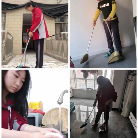 劳动促成长 九年级21班