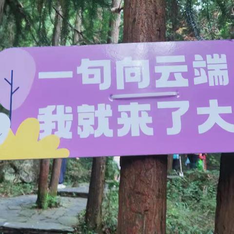 国庆小长假实小的追光中队迎来了亲子登山体验