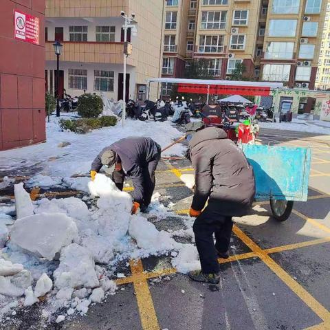 凝心聚力除冰雪 全力以赴保畅通