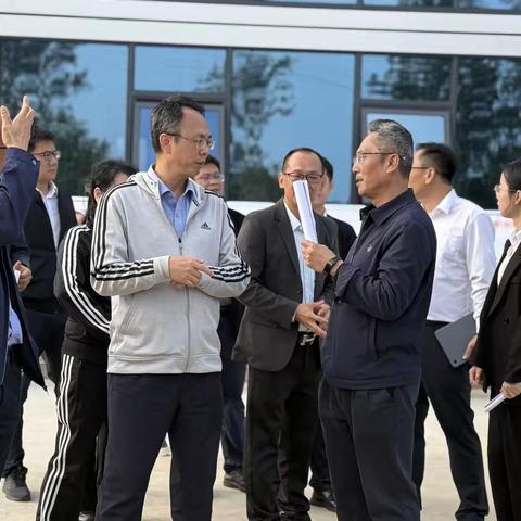 海南省自然资源和规划厅 文昌市各局领导 赴我司项目部指导工作