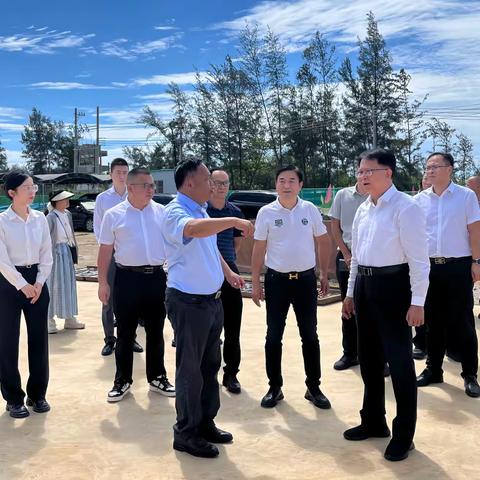 文昌市委书记王鹏调研海水养殖引水工程 ——锚定生态民生双目标 擘画海洋经济高质量发展新图景
