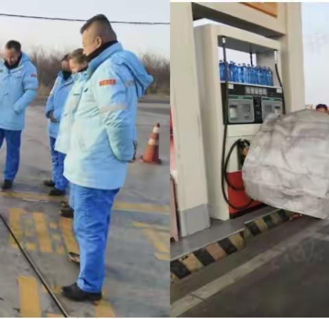 【哈密销售公司】哈罗加油站开展消防安全隐患排查整治工作