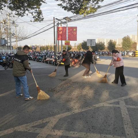 洪马中学党支部组织党员开展志愿服务活动