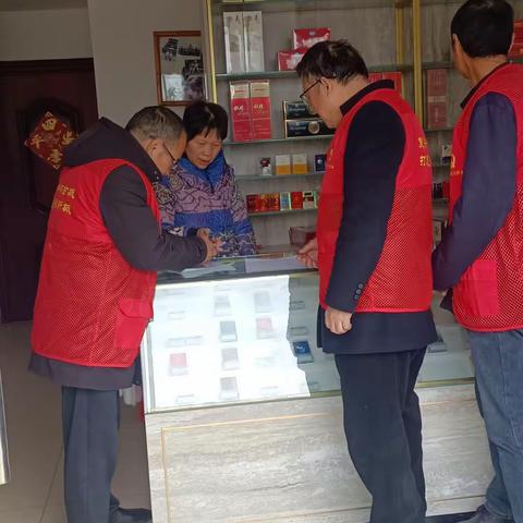 东祝管理处对辖区内沿街店铺进行一轮烟花爆竹禁售禁燃大排查
