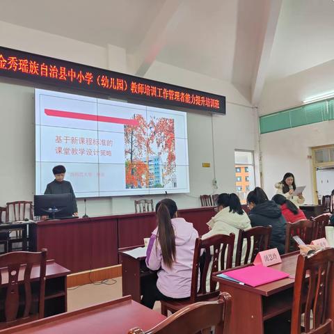 2023年金秀瑶族自治县中小学（幼儿园）教师培训工作管理者能力提升培训班——第三小组