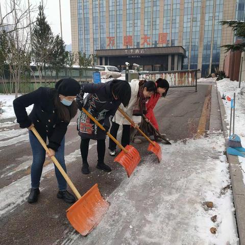 【以雪为令 闻雪而动】邯郸天瑞党支部开展扫雪除冰志愿服务活动