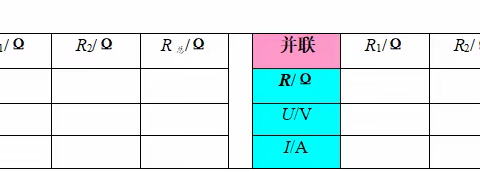 “列表法”在初中物理电学中的运用