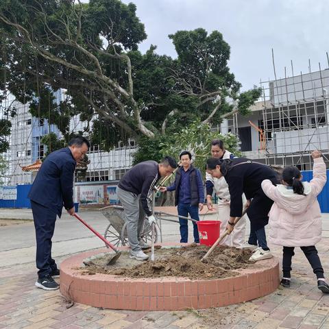 我带头，我行动，我为家乡种棵树