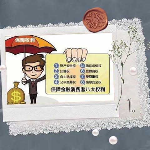 黄南分行“普及金融消费者八项基本权益小知识”