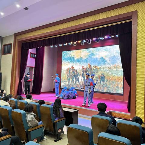 思政研学 | 追寻中国革命历史·传承赓续红色血脉 ——23数控加工232班诠释风雪长征路舞台剧