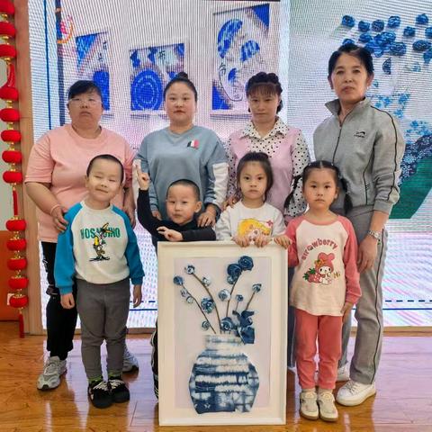 【和洽家园】由染而生 布里生花——梨树区示范幼儿园开展亲子扎染手工活动