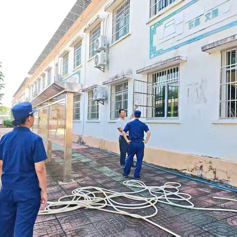 东方市教育局新龙中心学校开展消防安全专项检查工作