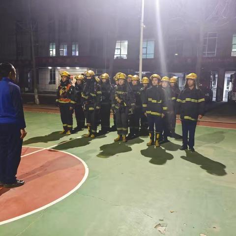 【临沂支队】沂河新区大队组织开展夜间拉动演练