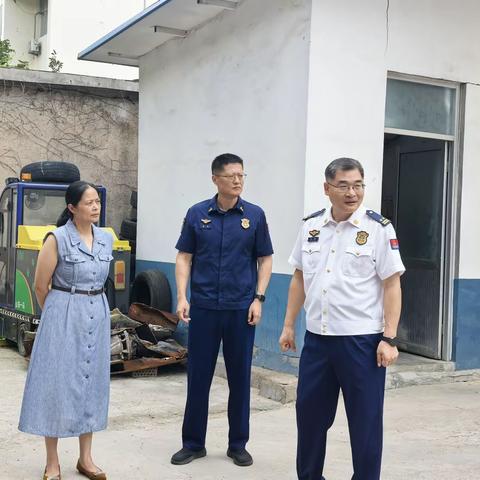 【临沂支队】王刚支队长到沂河新区调研乡镇街道“一队一站”建设运行情况