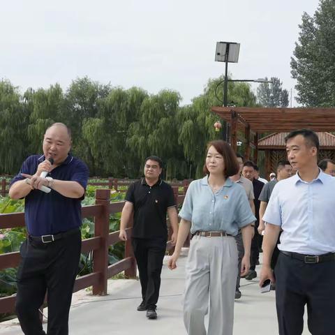 市亮赛比观摩团 到站街镇老城村开展产业兴旺观摩学习活动