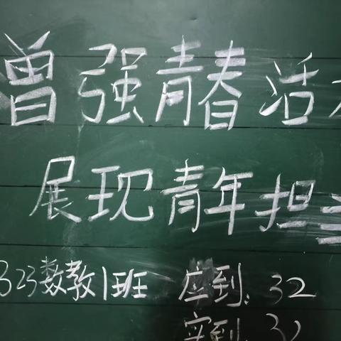 “增强青春活力，展现青年担当”——323数教1班12月份团日活动