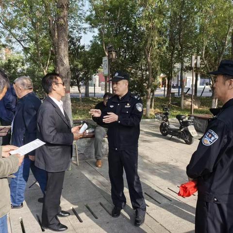 明水一所到辖区进行禁毒宣传工作