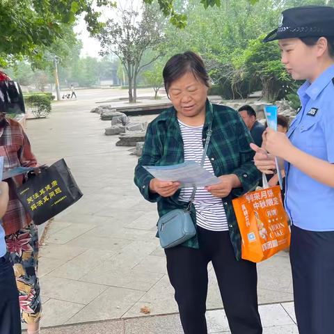 明水一所到辖区开展禁毒宣传工作