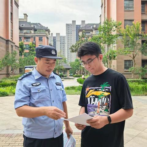 明水派出所到辖区开展禁毒宣传活动