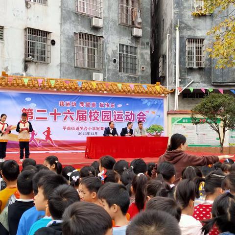 体艺如花，绽放美丽校园，青春似火，燃烧精彩人生——平南街道罗合小学第二十六届校运会