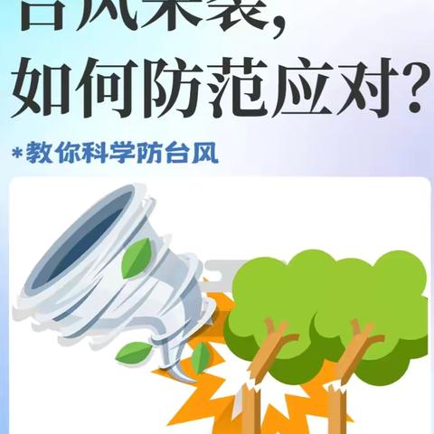 陈娴幼儿园提醒您 ❗️紧急预警❗️ 台风来临