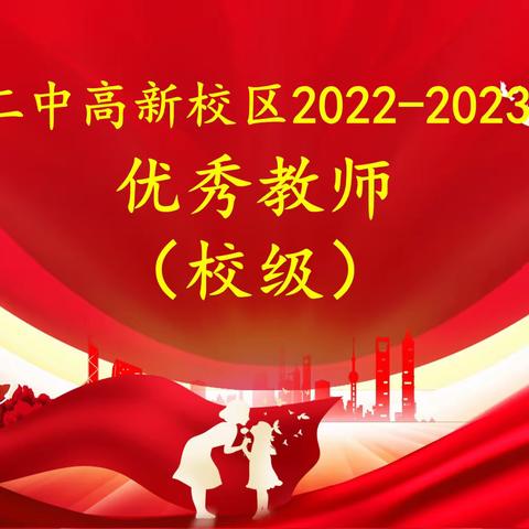 “躬耕教坛 强国有我”南昌二中高新校区2022-2023学年度优秀教师风采展示