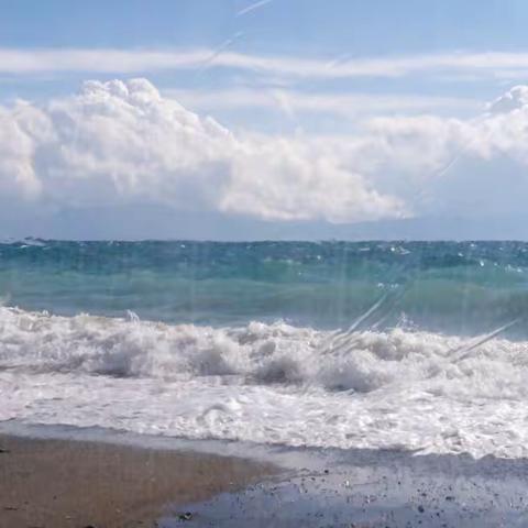 我镜头中的赛里木河