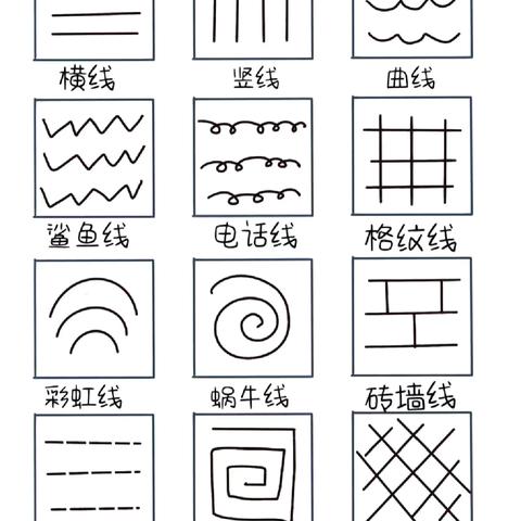 记录孩子们的第一次线描画