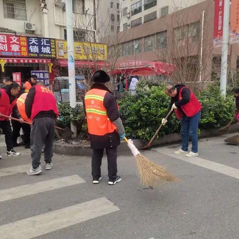 盘龙城开展清洁家园大扫除活动