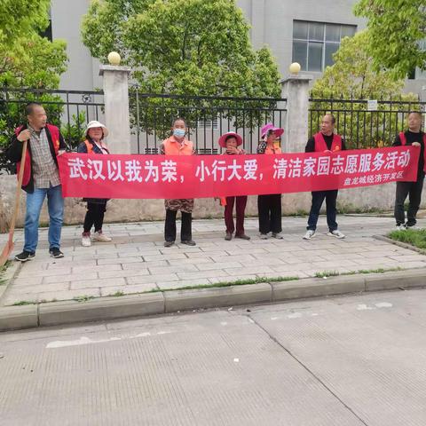 盘龙城开展清洁家园活动