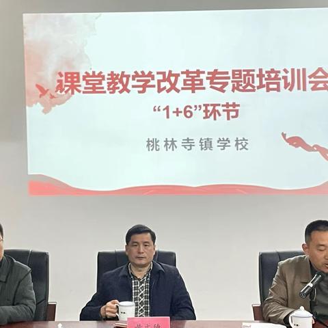 明“1+6”之策，行创新课改之路——桃林寺镇学校课堂教学改革专题培训会