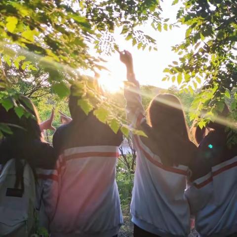 （3）心若向阳花自开,人若向暖清风徐来------户外写生 张家口市第二中学高一九班