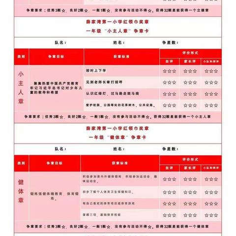 “红领巾奖章”争章活动