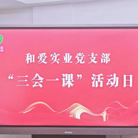 和爱实业党支部主题活动日