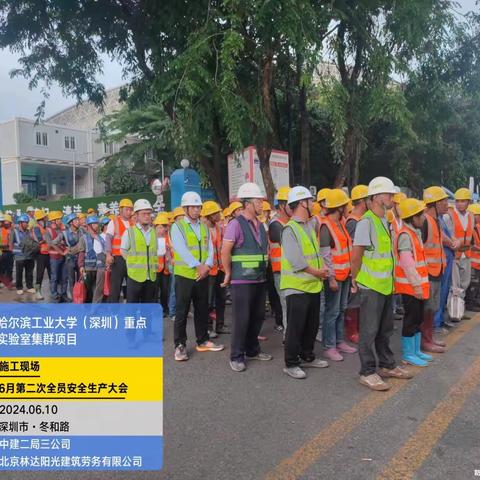 哈尔滨工业大学（深圳）重点实验室集群项目违章作业纠察薄弱时间安全巡查简报