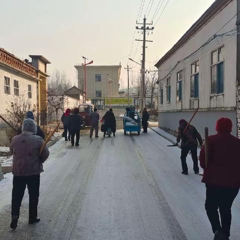 雪后严寒，热情不减，辛庄街道人居环境整治持续发力