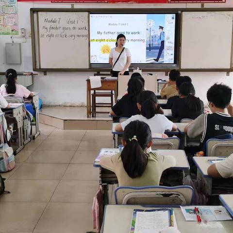 2025年春季学期横州镇龙首村委小学英语组校本研修活动