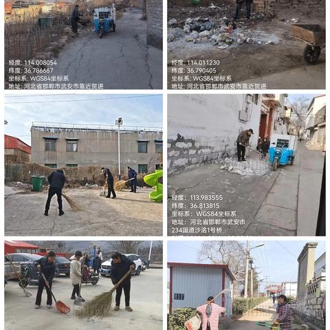 贺进镇春节期间人居环境与畜禽粪污专项整治工作进行中（2月6日）