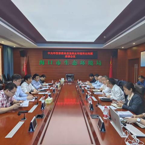 市生态环境局召开中央环保督察典型案例水环境突出问题座谈会议