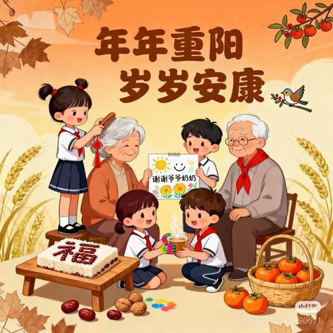 “重阳敬老，感恩同行”——建勋学校二年级重阳节感恩教育活动