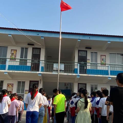 【庄严升旗日】小岳寺乡双河小学第三周升旗仪式