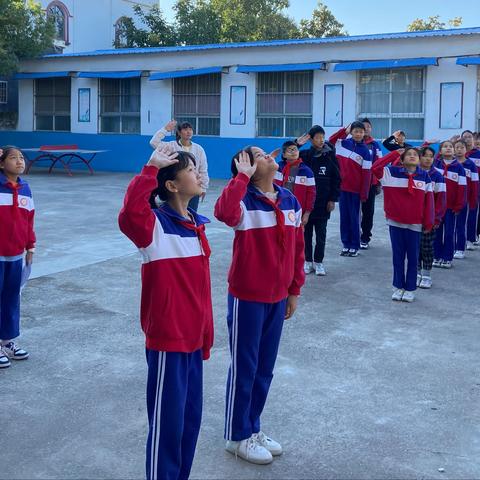 【庄严升旗日】小岳寺乡双河小学第五周升旗仪式