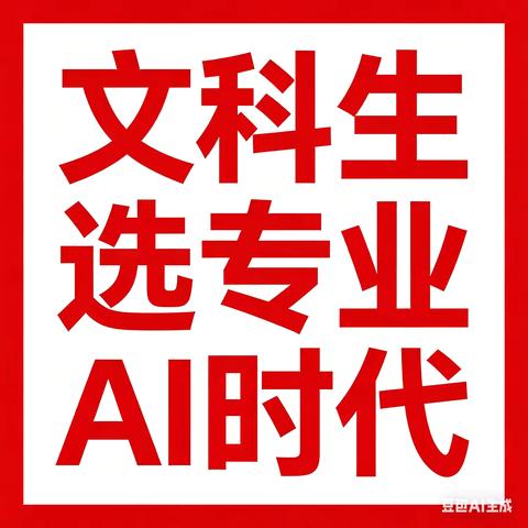 文科生｜AI时代选专业