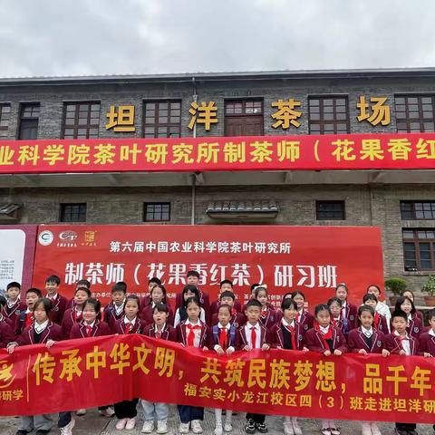 “传承中华文明，共筑民族梦想，品千年茶香”福安市实验小学龙江校区四（3）班走进坦洋研学之旅