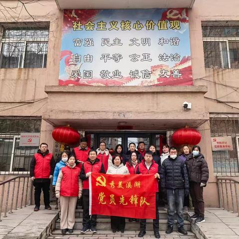 党建引领学雷锋 共建洁净美家园